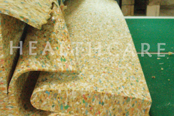 Вторично вспененный пеноматериал