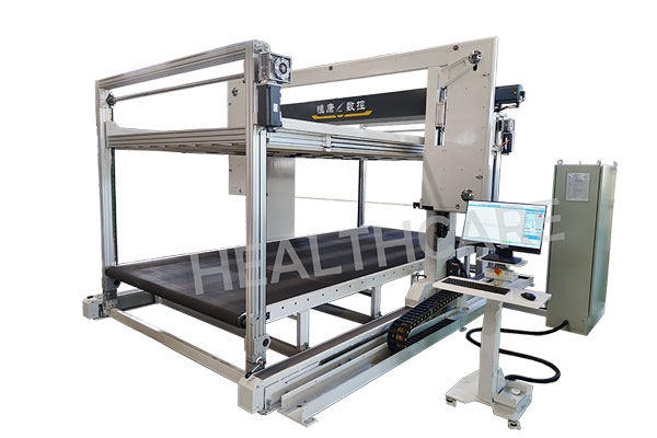 Станок для горизонтальной резки поролона на листы